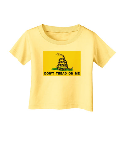 Classic Gadsden Flag Don't Tread On Me Infant T-Shirt-Infant T-Shirt-TooLoud-Daffodil-Yellow-06-Months-Davson Sales