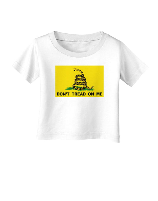 Classic Gadsden Flag Don't Tread On Me Infant T-Shirt-Infant T-Shirt-TooLoud-White-06-Months-Davson Sales