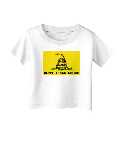 Classic Gadsden Flag Don't Tread On Me Infant T-Shirt-Infant T-Shirt-TooLoud-White-06-Months-Davson Sales