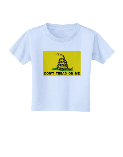 Classic Gadsden Flag Don't Tread On Me Toddler T-Shirt-Toddler T-Shirt-TooLoud-Light-Blue-2T-Davson Sales