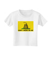 Classic Gadsden Flag Don't Tread On Me Toddler T-Shirt-Toddler T-Shirt-TooLoud-White-2T-Davson Sales