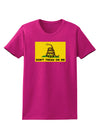 Classic Gadsden Flag Don't Tread On Me Womens Dark T-Shirt-Womens T-Shirt-TooLoud-Hot-Pink-Small-Davson Sales