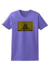 Classic Gadsden Flag Don't Tread On Me Womens T-Shirt-Womens T-Shirt-TooLoud-Violet-X-Small-Davson Sales