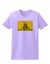 Classic Gadsden Flag Don't Tread On Me Womens T-Shirt-Womens T-Shirt-TooLoud-Lavender-X-Small-Davson Sales