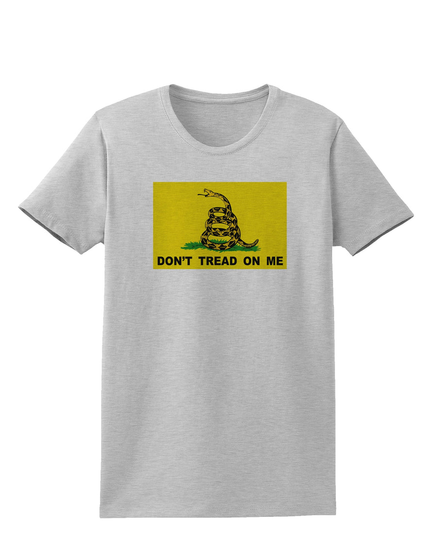 Classic Gadsden Flag Don't Tread On Me Womens T-Shirt-Womens T-Shirt-TooLoud-White-X-Small-Davson Sales