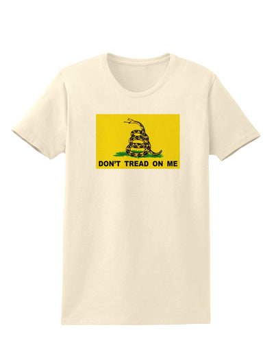 Classic Gadsden Flag Don't Tread On Me Womens T-Shirt-Womens T-Shirt-TooLoud-Natural-X-Small-Davson Sales