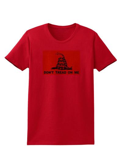 Classic Gadsden Flag Don't Tread On Me Womens T-Shirt-Womens T-Shirt-TooLoud-Red-X-Small-Davson Sales