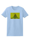 Classic Gadsden Flag Don't Tread On Me Womens T-Shirt-Womens T-Shirt-TooLoud-Light-Blue-X-Small-Davson Sales