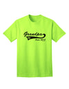 Classic Grandpa Since 2015 Adult T-Shirt by TooLoud-Mens T-shirts-TooLoud-Neon-Green-Small-Davson Sales