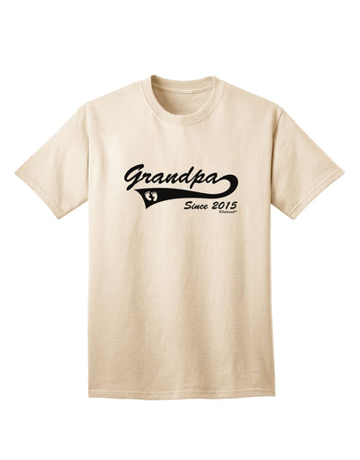 Classic Grandpa Since 2015 Adult T-Shirt by TooLoud-Mens T-shirts-TooLoud-Natural-Small-Davson Sales