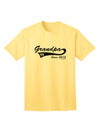 Classic Grandpa Since 2015 Adult T-Shirt by TooLoud-Mens T-shirts-TooLoud-Yellow-Small-Davson Sales