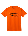 Classic Grandpa Since 2015 Adult T-Shirt by TooLoud-Mens T-shirts-TooLoud-Orange-Small-Davson Sales