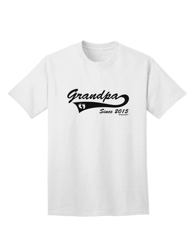 Classic Grandpa Since 2015 Adult T-Shirt by TooLoud-Mens T-shirts-TooLoud-White-Small-Davson Sales