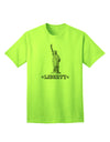 Classic Liberty Vintage Adult T-Shirt: A Timeless Addition to Your Wardrobe-Mens T-shirts-TooLoud-Neon-Green-Small-Davson Sales