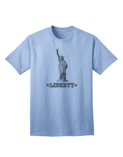 Classic Liberty Vintage Adult T-Shirt: A Timeless Addition to Your Wardrobe-Mens T-shirts-TooLoud-Light-Blue-Small-Davson Sales