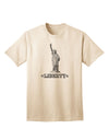 Classic Liberty Vintage Adult T-Shirt: A Timeless Addition to Your Wardrobe-Mens T-shirts-TooLoud-Natural-Small-Davson Sales