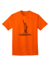 Classic Liberty Vintage Adult T-Shirt: A Timeless Addition to Your Wardrobe-Mens T-shirts-TooLoud-Orange-Small-Davson Sales