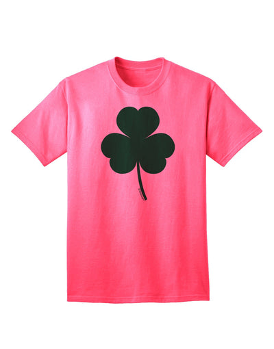 Classic Traditional Irish Shamrock Adult T-Shirt - A Timeless Piece of Heritage-Mens T-shirts-TooLoud-Neon-Pink-Small-Davson Sales