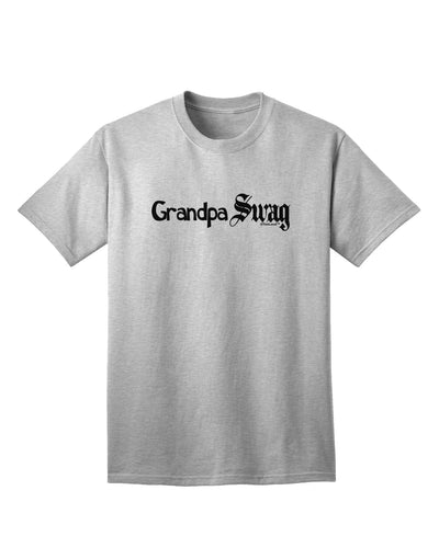 Classic and Stylish Grandpa Swag Text Adult T-Shirt by TooLoud-Mens T-shirts-TooLoud-AshGray-Small-Davson Sales