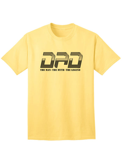 Classic and Timeless: DAD Man Myth Legend Adult T-Shirt-Mens T-shirts-TooLoud-Yellow-Small-Davson Sales