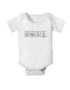 Classy - Periodic table of Elements Baby Romper Bodysuit by TooLoud-Baby Romper-TooLoud-White-06-Months-Davson Sales