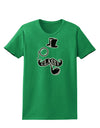 Classy Tophat Mustache Pipe and Monocle Womens Dark T-Shirt-TooLoud-Kelly-Green-X-Small-Davson Sales