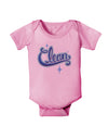 Clean Text Baby Romper Bodysuit-Baby Romper-TooLoud-Pink-06-Months-Davson Sales