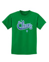 Clean Text Childrens Dark T-Shirt-Childrens T-Shirt-TooLoud-Kelly-Green-X-Small-Davson Sales