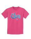 Clean Text Childrens Dark T-Shirt-Childrens T-Shirt-TooLoud-Sangria-X-Small-Davson Sales