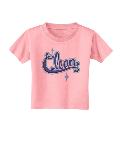 Clean Text Toddler T-Shirt-Toddler T-Shirt-TooLoud-Candy-Pink-2T-Davson Sales