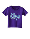 Clean Text Toddler T-Shirt Dark-Toddler T-Shirt-TooLoud-Purple-2T-Davson Sales