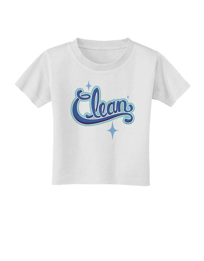 Clean Text Toddler T-Shirt-Toddler T-Shirt-TooLoud-White-2T-Davson Sales