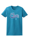 Clean Text Womens Dark T-Shirt-TooLoud-Turquoise-X-Small-Davson Sales