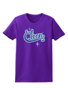 Clean Text Womens Dark T-Shirt-TooLoud-Purple-X-Small-Davson Sales