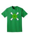 Clover and Crossbones Adult Dark T-Shirt by TooLoud-Mens T-Shirt-TooLoud-Kelly-Green-Small-Davson Sales