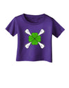 Clover and Crossbones Infant T-Shirt Dark by TooLoud-TooLoud-Purple-06-Months-Davson Sales