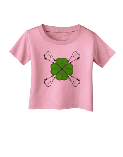 Clover and Crossbones Infant T-Shirt by TooLoud-TooLoud-Candy-Pink-06-Months-Davson Sales