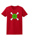 Clover and Crossbones Womens Dark T-Shirt by TooLoud-TooLoud-Red-X-Small-Davson Sales