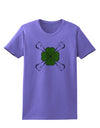 Clover and Crossbones Womens T-Shirt by TooLoud-TooLoud-Violet-X-Small-Davson Sales