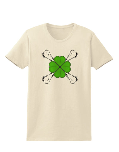 Clover and Crossbones Womens T-Shirt by TooLoud-TooLoud-Natural-X-Small-Davson Sales