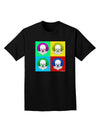 Clown Face Pop Art 2 Adult Dark T-Shirt-Mens T-Shirt-TooLoud-Black-Small-Davson Sales