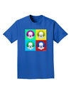 Clown Face Pop Art 2 Adult Dark T-Shirt-Mens T-Shirt-TooLoud-Royal-Blue-Small-Davson Sales