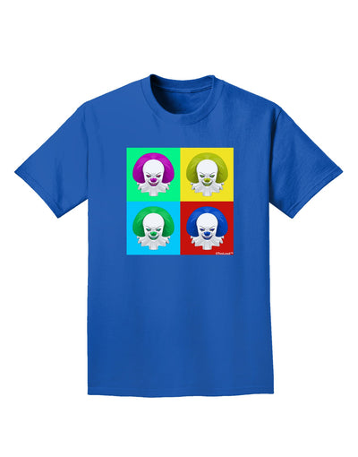 Clown Face Pop Art 2 Adult Dark T-Shirt-Mens T-Shirt-TooLoud-Royal-Blue-Small-Davson Sales