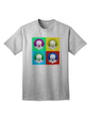 Clown Face Pop Art 2 Adult T-Shirt-Mens T-Shirt-TooLoud-AshGray-Small-Davson Sales