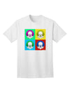 Clown Face Pop Art 2 Adult T-Shirt-Mens T-Shirt-TooLoud-White-Small-Davson Sales