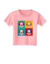 Clown Face Pop Art 2 Toddler T-Shirt-Toddler T-Shirt-TooLoud-Candy-Pink-2T-Davson Sales