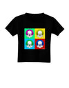 Clown Face Pop Art 2 Toddler T-Shirt Dark-Toddler T-Shirt-TooLoud-Black-2T-Davson Sales