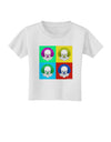 Clown Face Pop Art 2 Toddler T-Shirt-Toddler T-Shirt-TooLoud-White-2T-Davson Sales