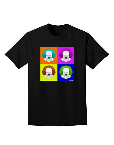 Clown Face Pop Art Adult Dark T-Shirt-Mens T-Shirt-TooLoud-Black-Small-Davson Sales