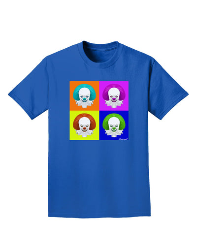 Clown Face Pop Art Adult Dark T-Shirt-Mens T-Shirt-TooLoud-Royal-Blue-Small-Davson Sales